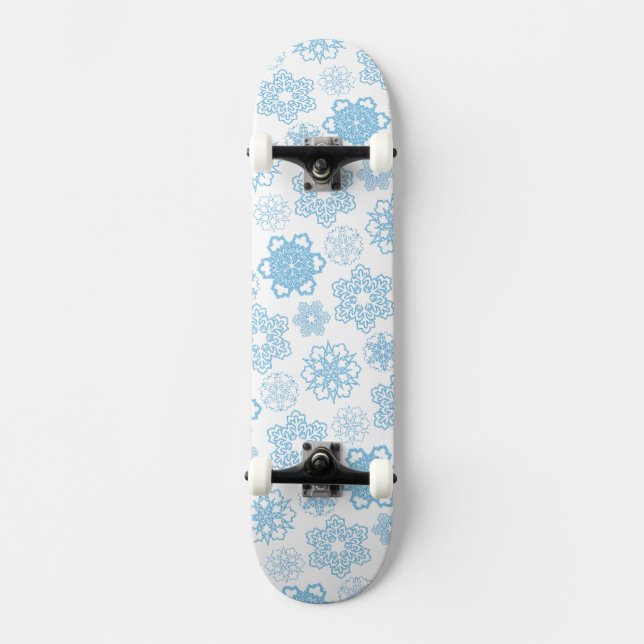 Snowflake Skateboard (Front)