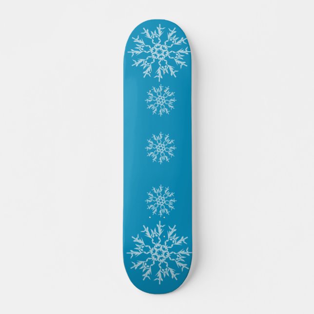 Snowflake Skateboard (Front)