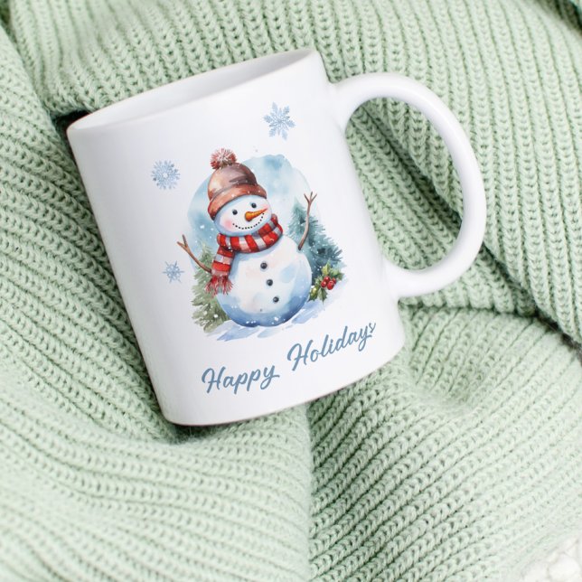 Snowflake Snowman Mug – Custom Winter Gift (Creator Uploaded)