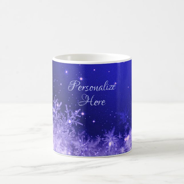 Snowflake sparkle mug (Center)