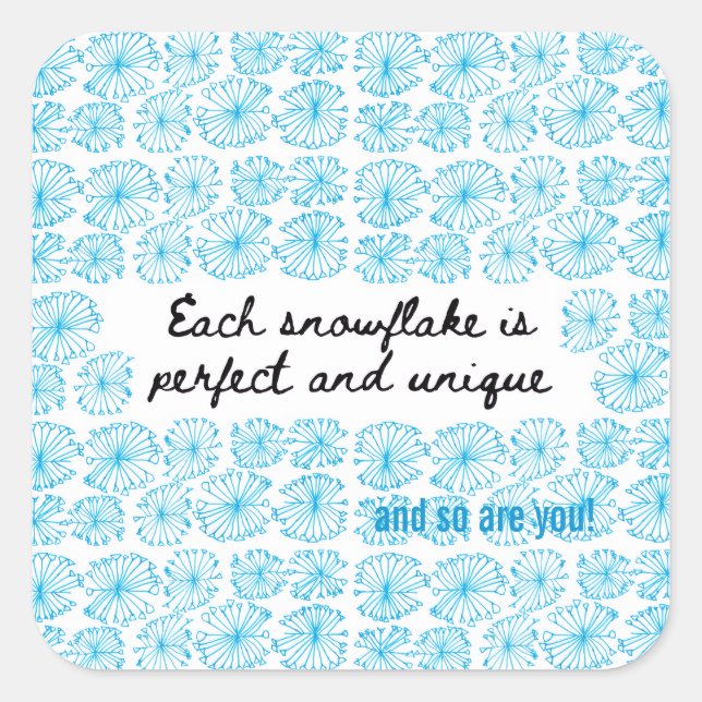 Snowflake Sticker (Front)