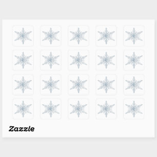Snowflake Sticker   Minimal Winter 