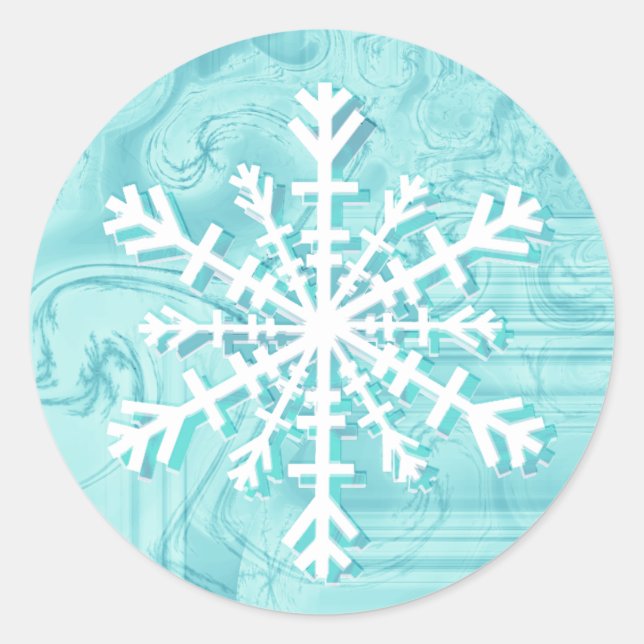 Snowflake Stickers (Front)