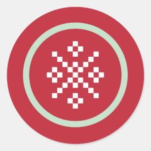Snowflake Sweater Weather Sticker