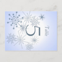 Snowflake Table Number