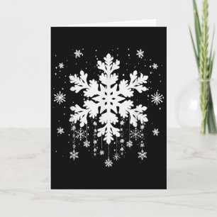 Snowflake Teacher Costume Matching Family Winter C Card