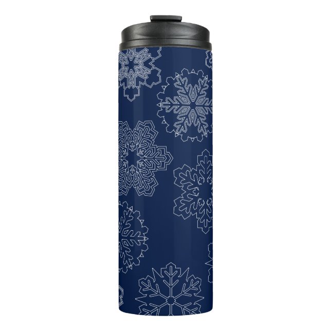 Snowflake Thermal Tumbler (Front)