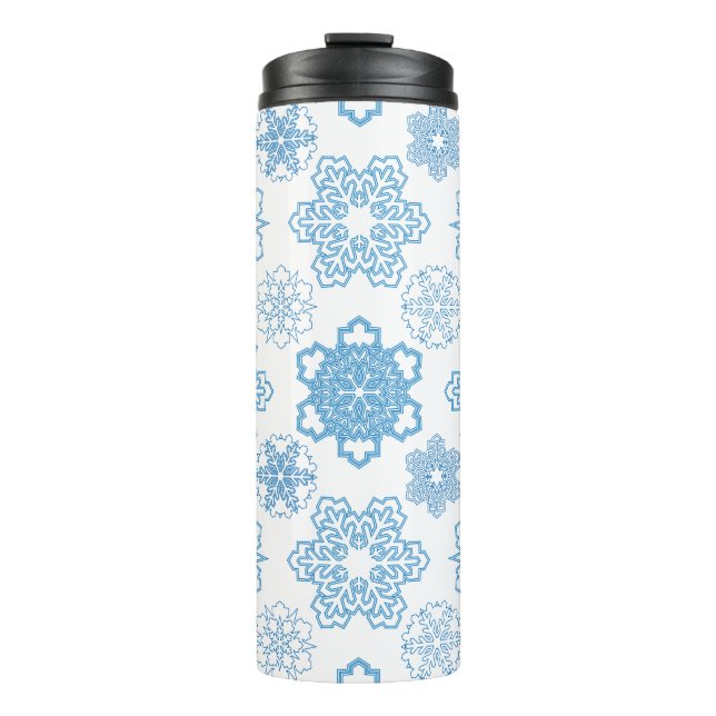 Snowflake Thermal Tumbler (Front)