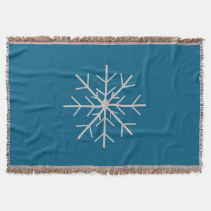Snowflake throw blanket