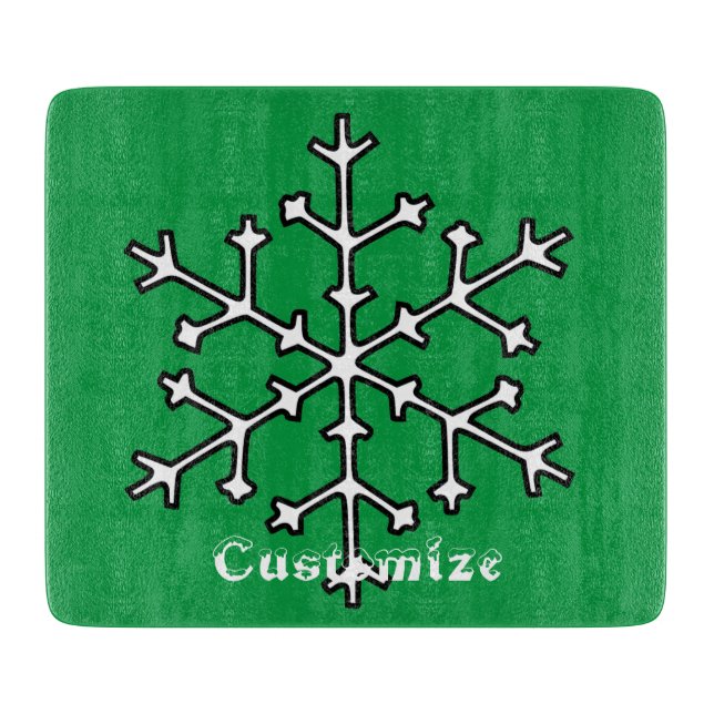 Snowflake Thunder_Cove Cutting Board (Front)
