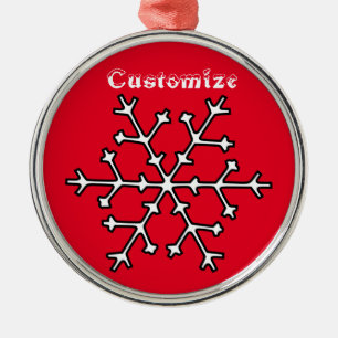 Snowflake Thunder_Cove Metal Tree Decoration