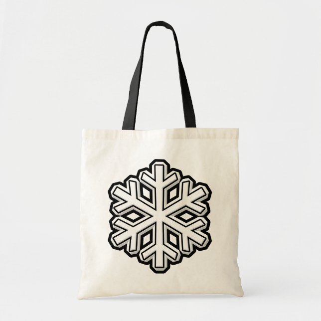 Snowflake Tote Bag (Front)