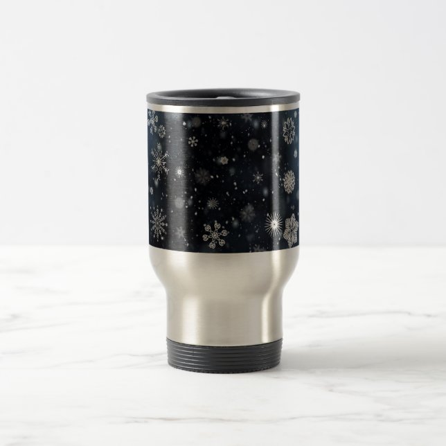 Snowflake Travel Mug (Center)