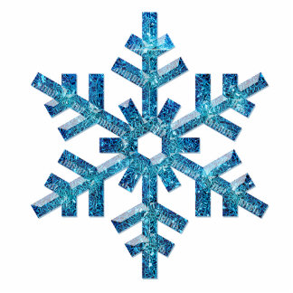 Snowflake Tree Ornament Photo Sculpture Decoration