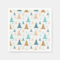 Snowflake tree pattern