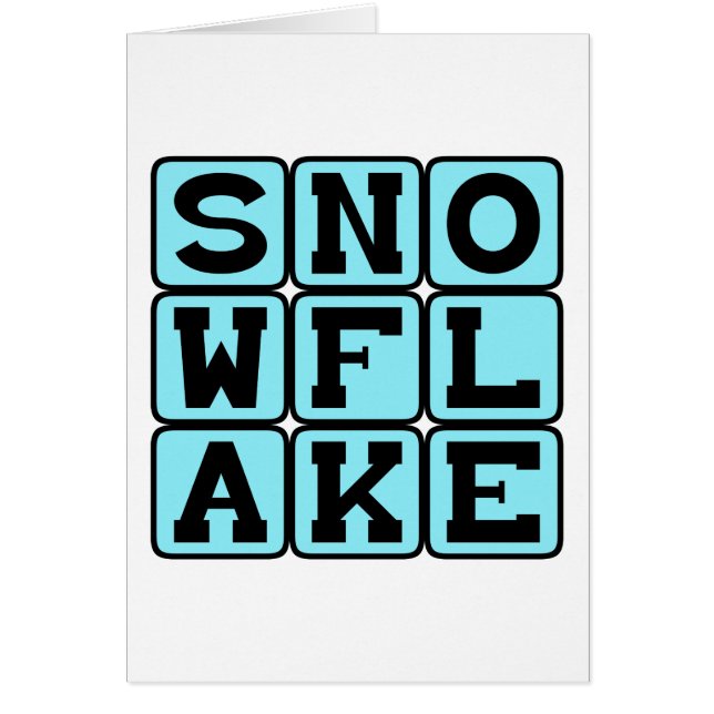 Snowflake, Unique Snow (Front)