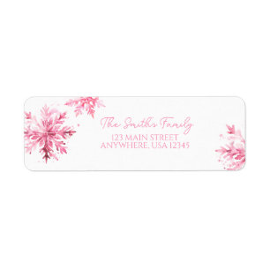 Snowflake Watercolor Winter ONEderland Birthday