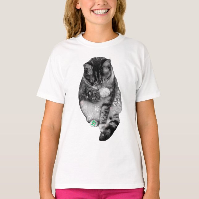 Snowflake Whisker Dance T-Shirt (Front)