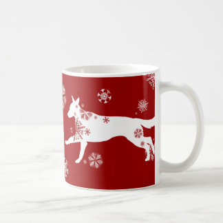 Snowflake White German Shepherd Dog Coffee Mug