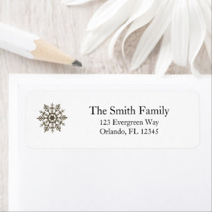 Snowflake Winter Motif Art