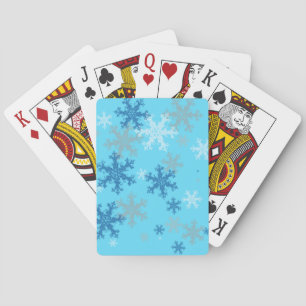 Snowflake Winter Playing Cards