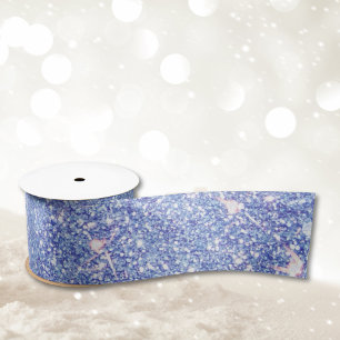 Snowflake Winter Ribbon Pattern Satin Ribbon