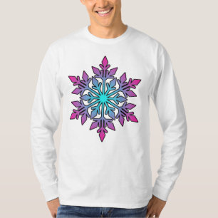 SNOWFLAKE-Winter Sports, Snowboard, Ski, Weather T-Shirt