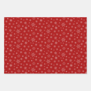 Snowflake wrapping paper