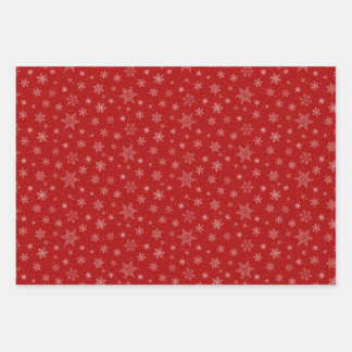 Snowflake wrapping paper