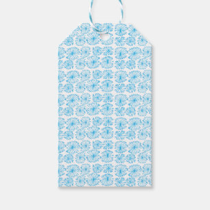 Snowflake Wrapping Paper Gift Tags