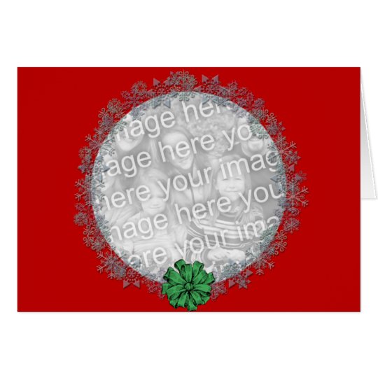 Snowflake Wreath Card