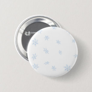 Snowflakes 6 Cm Round Badge
