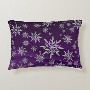 Snowflakes Accent Pillow
