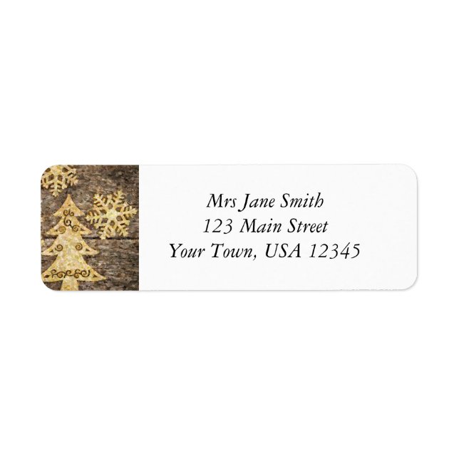 Snowflakes and Christmas Tree (Front)