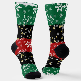 Snowflakes And Diamonds Premium Crew Sock