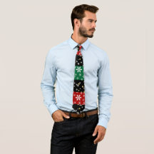 Snowflakes And Diamonds Tie