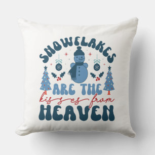 Snowflakes Are the Kisses from Heaven - Cosy Cushion