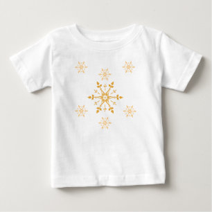 Snowflakes Baby Fine Jersey T-Shirt