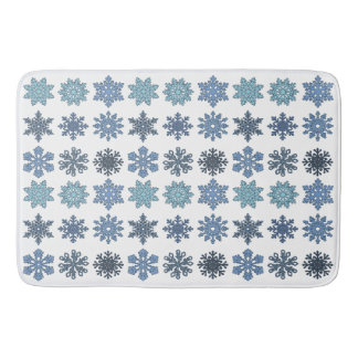 Snowflakes Bath Mat