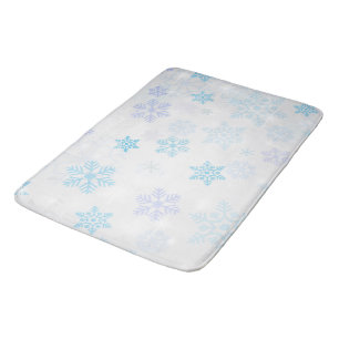 Snowflakes Bath Mat
