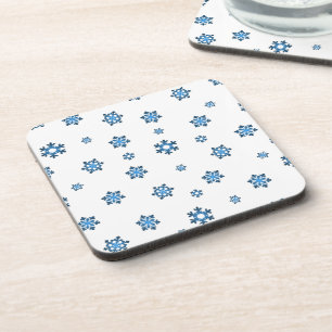 Snowflakes (Blue & Black) Coaster