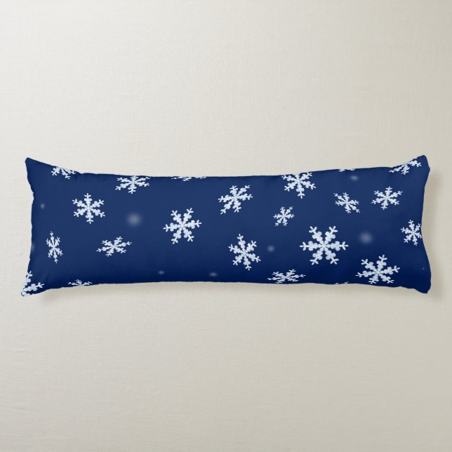 Snowflakes Body Cushion (Front)
