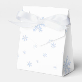 Snowflakes bokes favour box