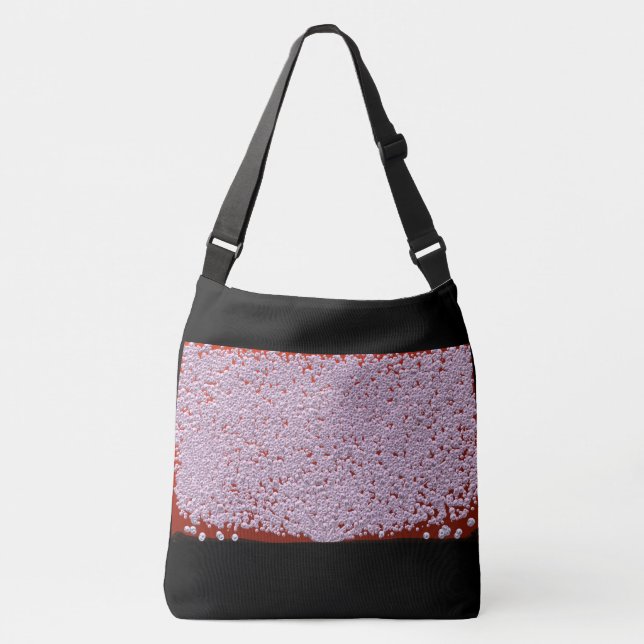 Snowflakes Bubble Tree Crossbody Bag (Front)