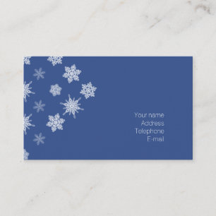 Snowflakes Business Card