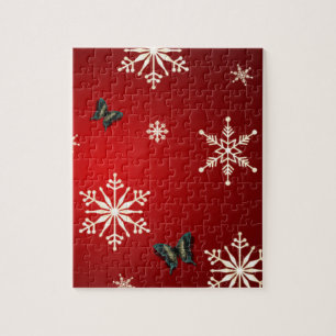 Snowflakes & Butterflies Jigsaw Puzzle
