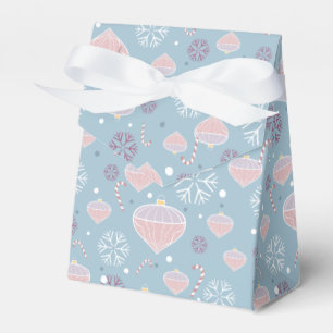 Snowflakes, Candy Canes & Ornaments Tent Favour Bo Favour Box
