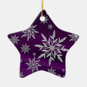 Snowflakes Ceramic Tree Decoration