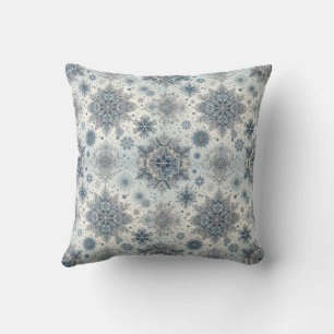 Snowflakes Christmas design decor Cushion