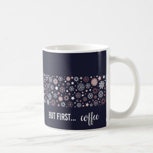 Snowflakes Christmas Holidays Decor Coffee Mug